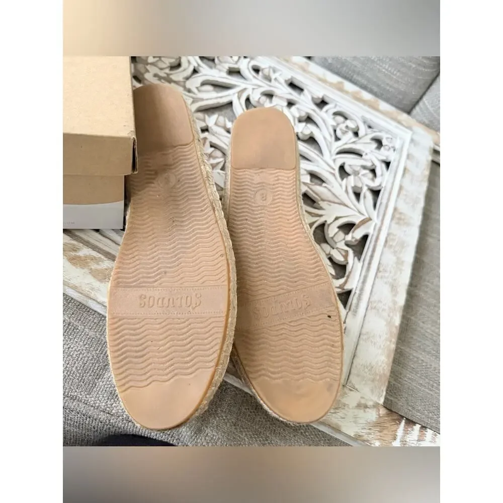Soludos Ivory Slip On Espadrille Shoes Women’s 8